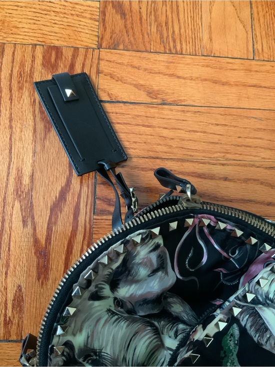 Women’s Valentino Garavani Safari Studded Black Mini Designer Bookbag Backpack